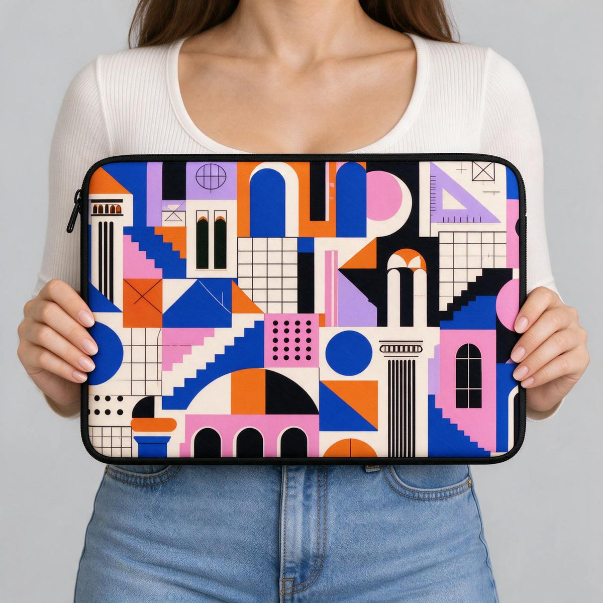 Bauhaus Blocks Laptop Sleeve
