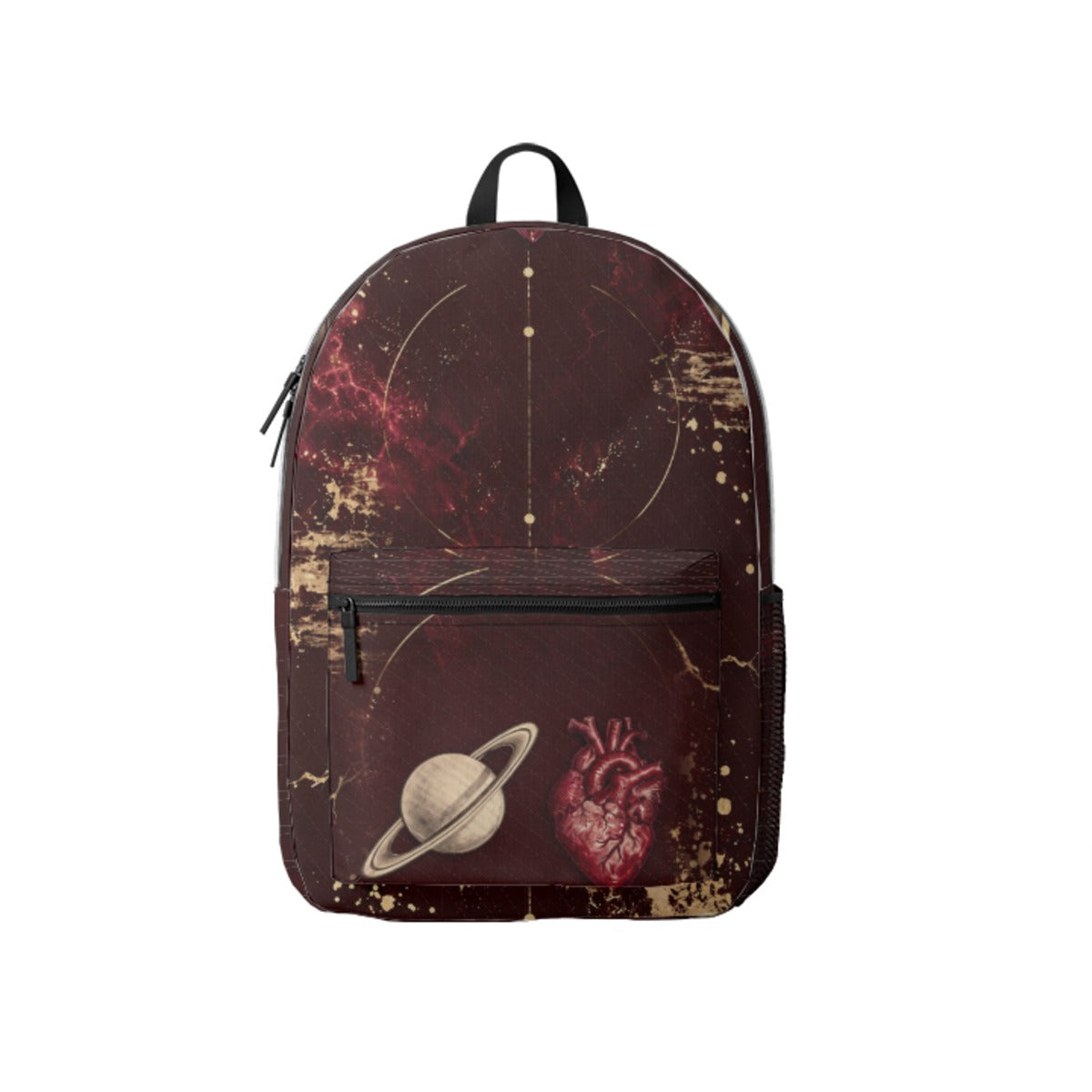 Burgundy Anatomy Backpack - print preview