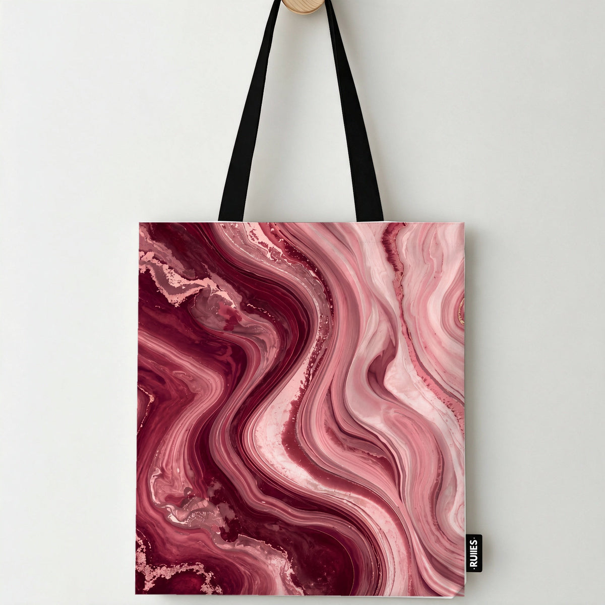 Rosewood Flow Tote Bag