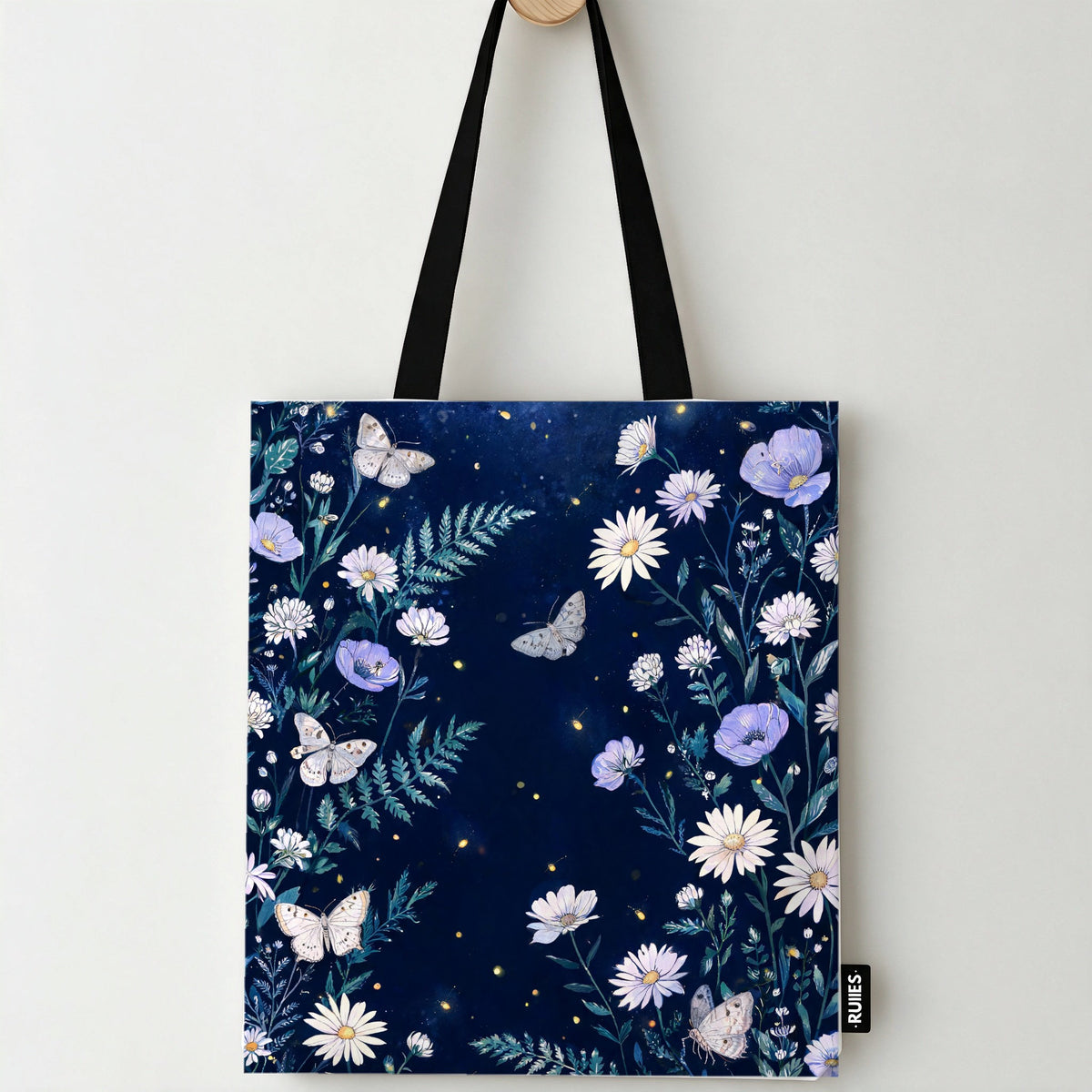 Midnight Garden Tote Bag
