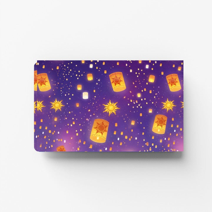 lanterns credit card sticker mockup