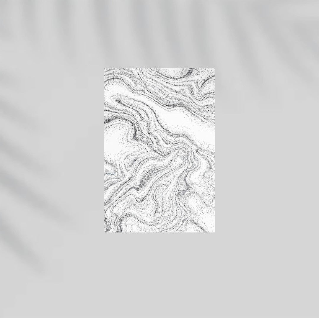 Dot Waves Paper Poster