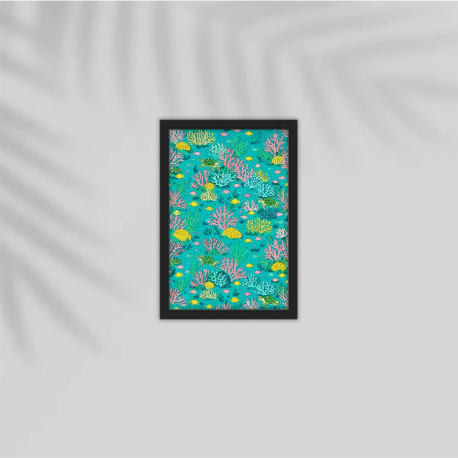 Tropical Reef Framed Poster