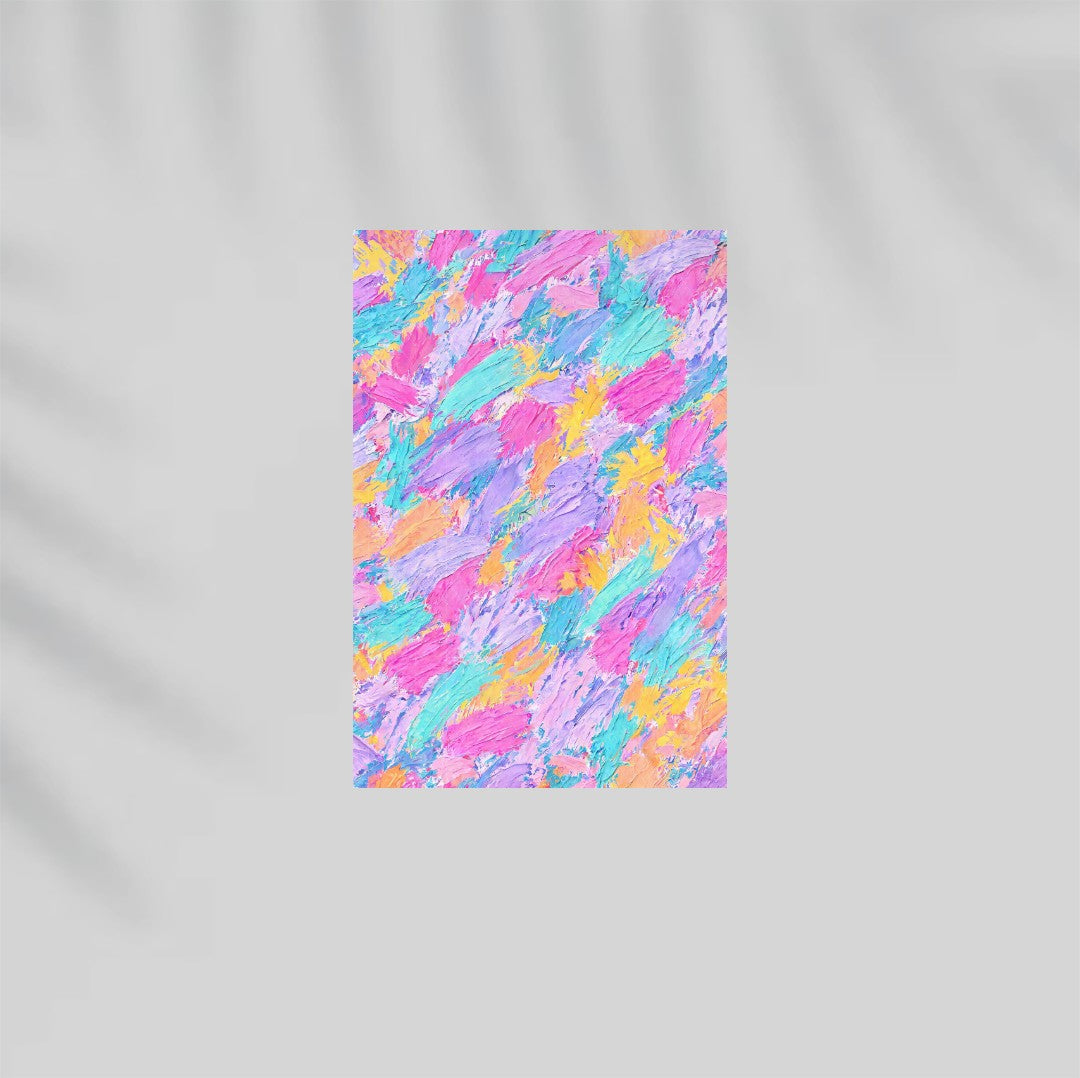 Paint Strokes Pop Paper Poster