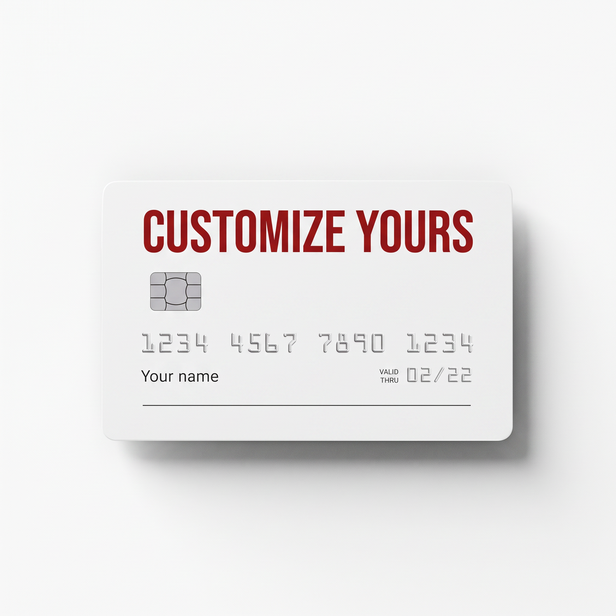 Customize Your Card Sticker