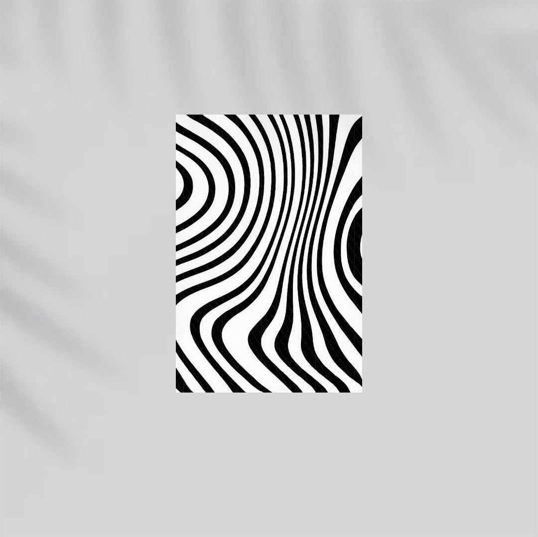 Zebra Paper Poster