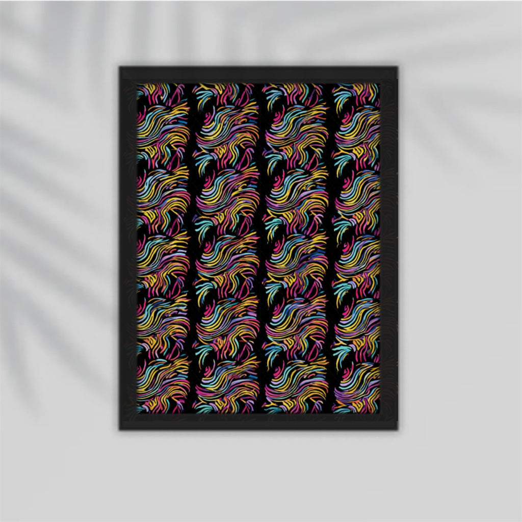 Dark Frequency Framed Poster