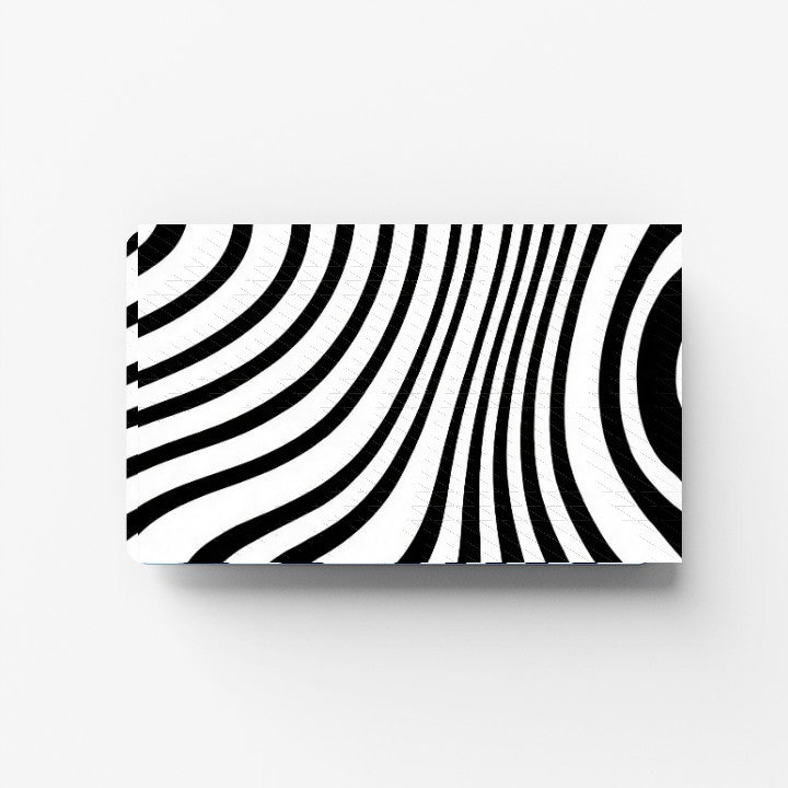 Zebra Credit Card Sticker