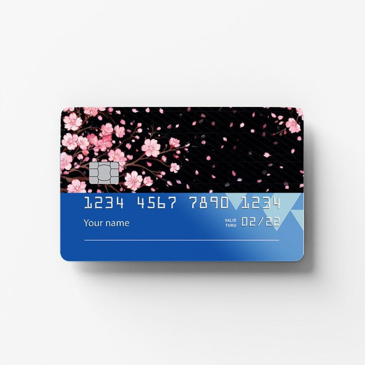 Sakura Night Credit Card Sticker
