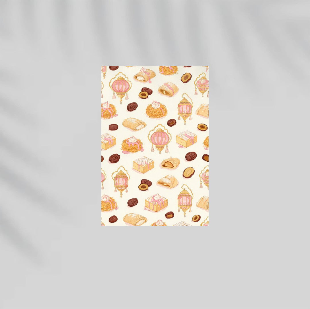 Egyptian Sweets Paper Poster