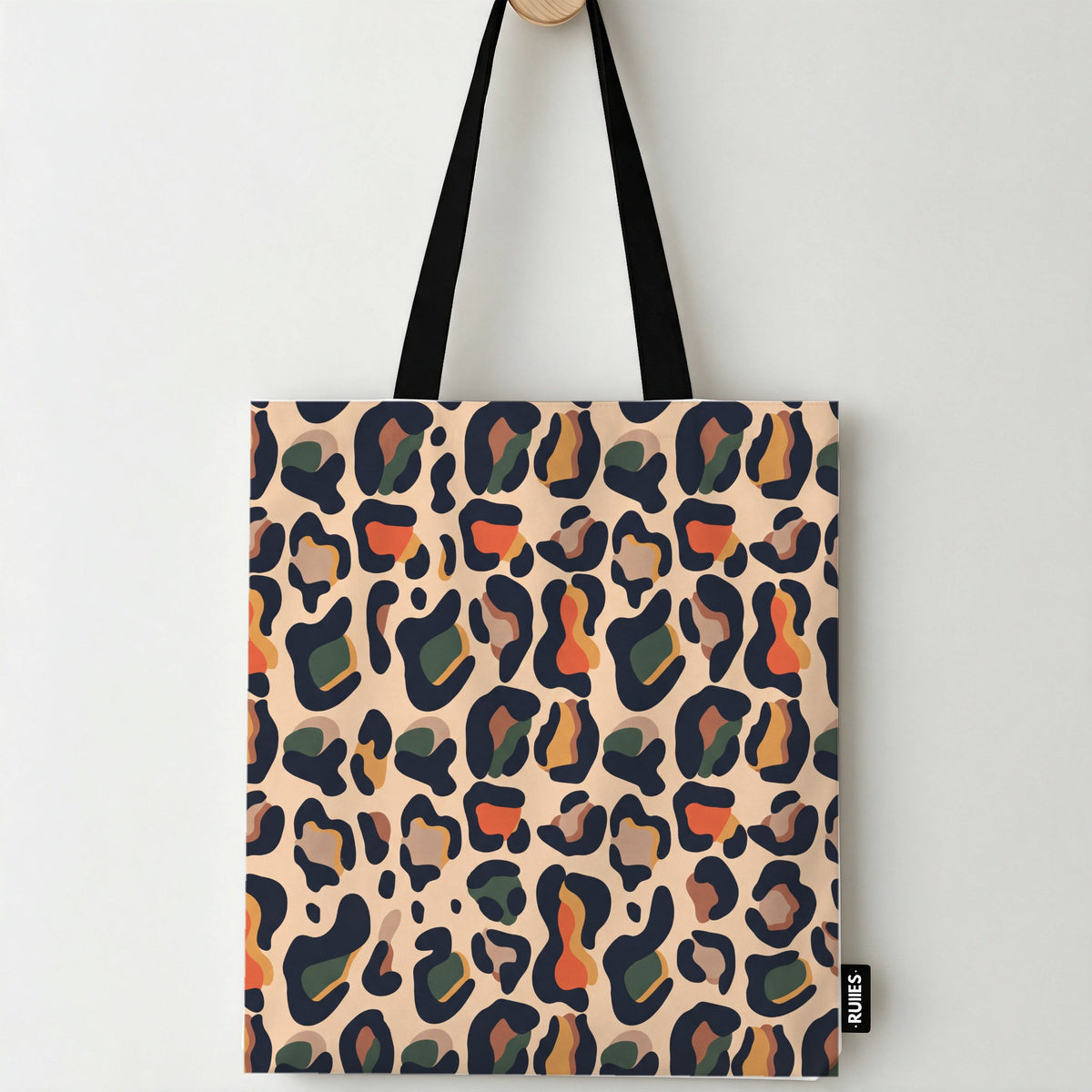 Colour Leopard Tote Bag