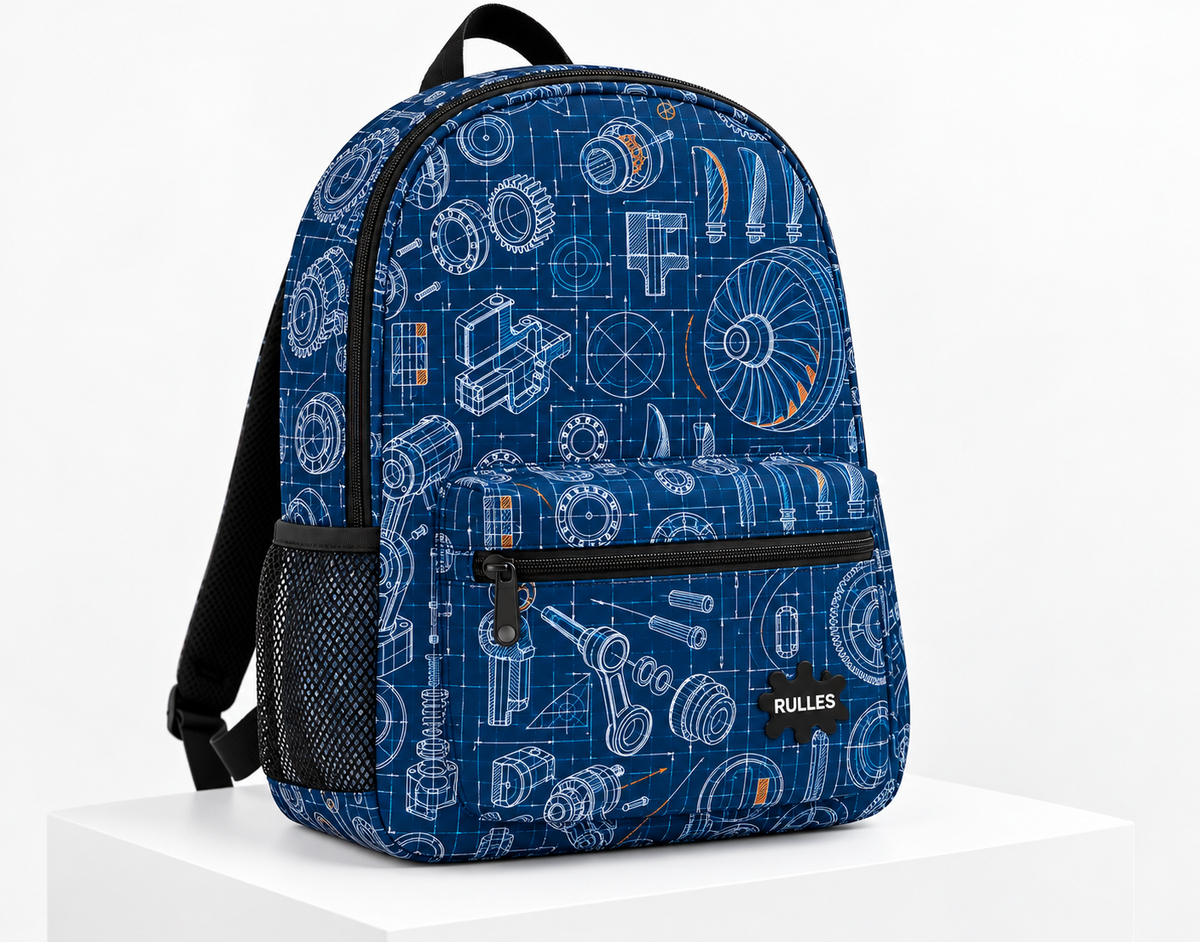 Mechanica Blueprint Backpack