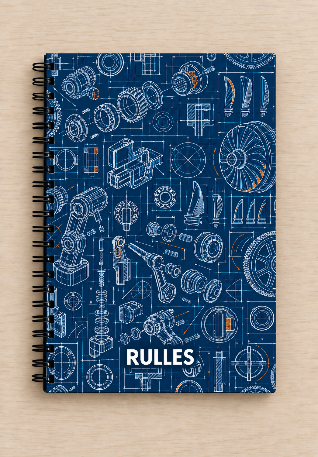 Mechanica Blueprint Notebook