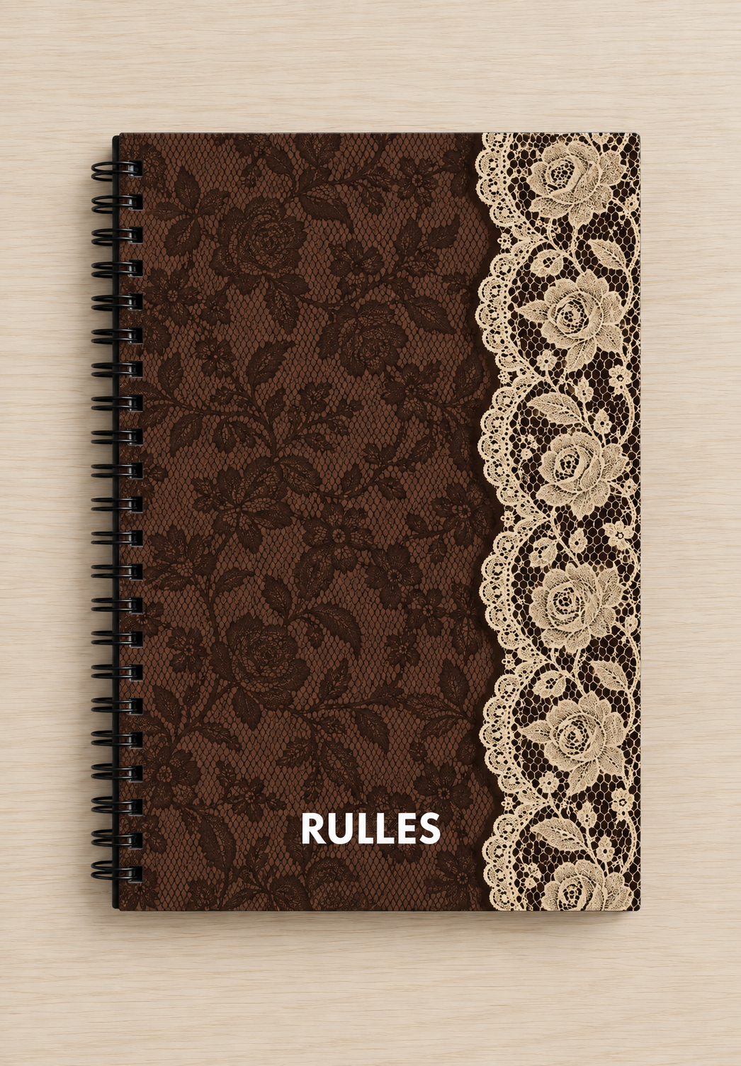 Mocha Lace Notebook