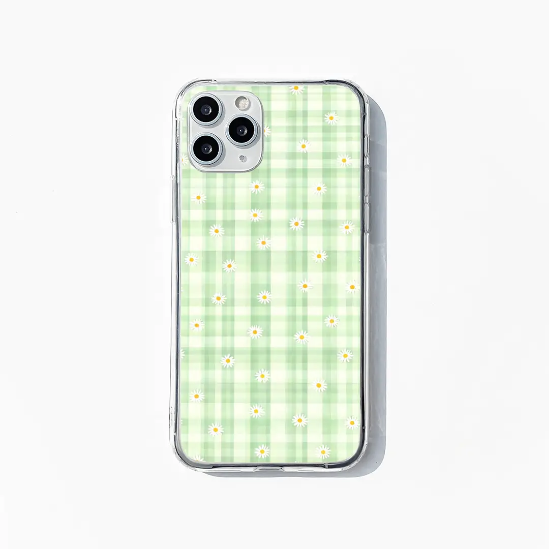 Sage Gingham Phone Case