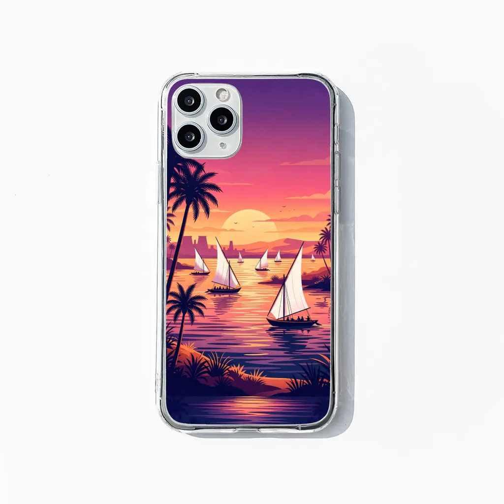 Felucca Sunset phone case