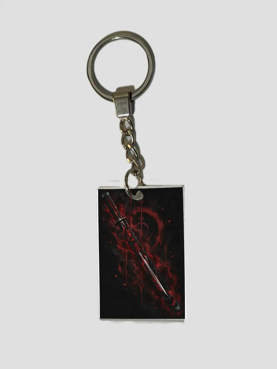 Crimson Blade Keychain