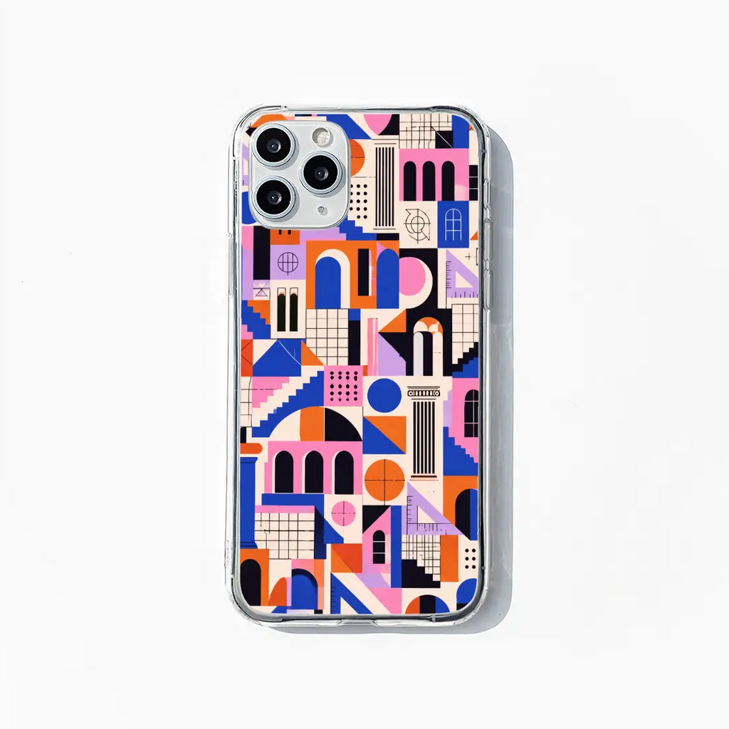 Bauhaus Blocks phone case