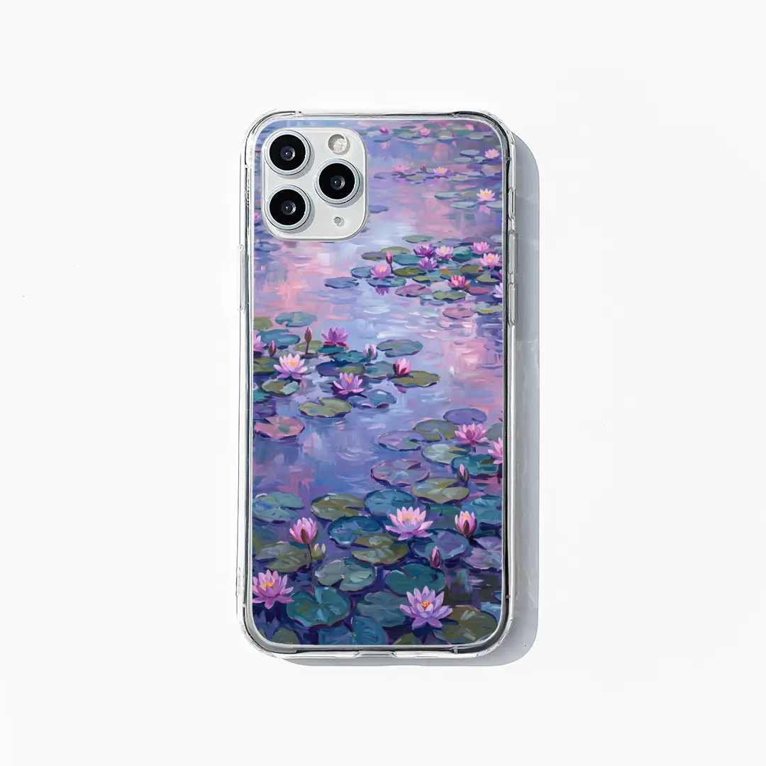 Water Lily Haze phone case