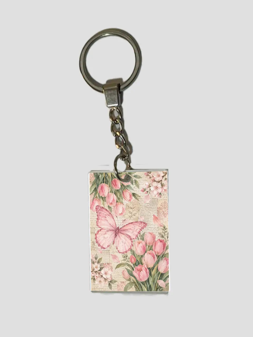 Spring Letter Keychain
