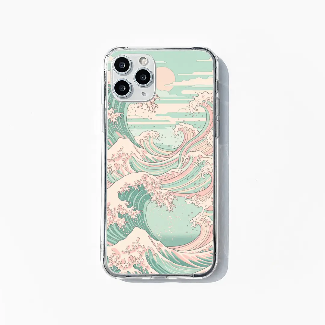Pink Wave phone case