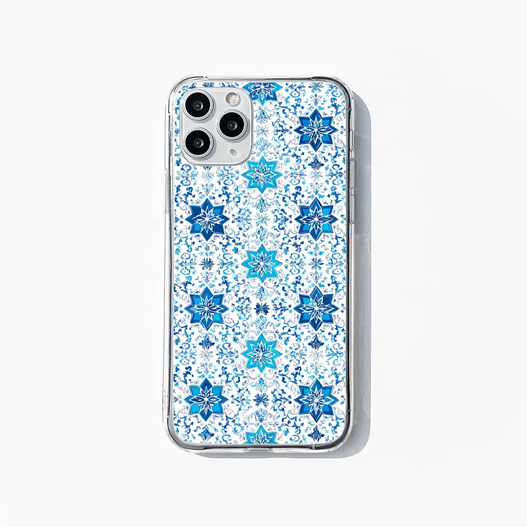Nile Blue Tiles phone case
