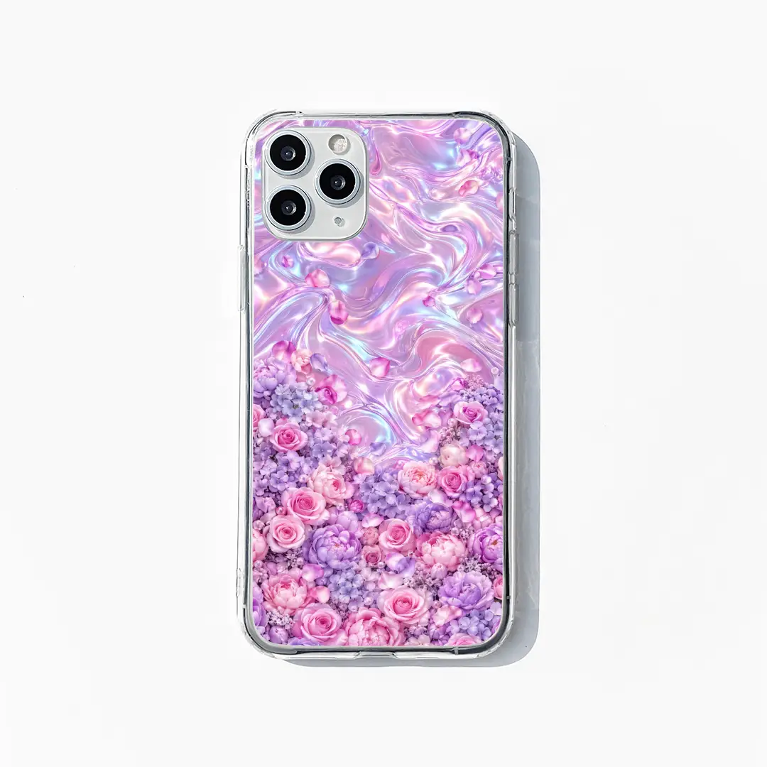 Iridescent Bloom phone case