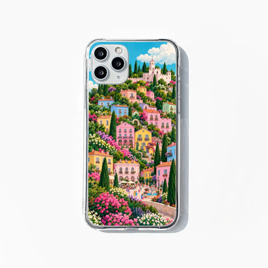 Pastel Hillside phone case