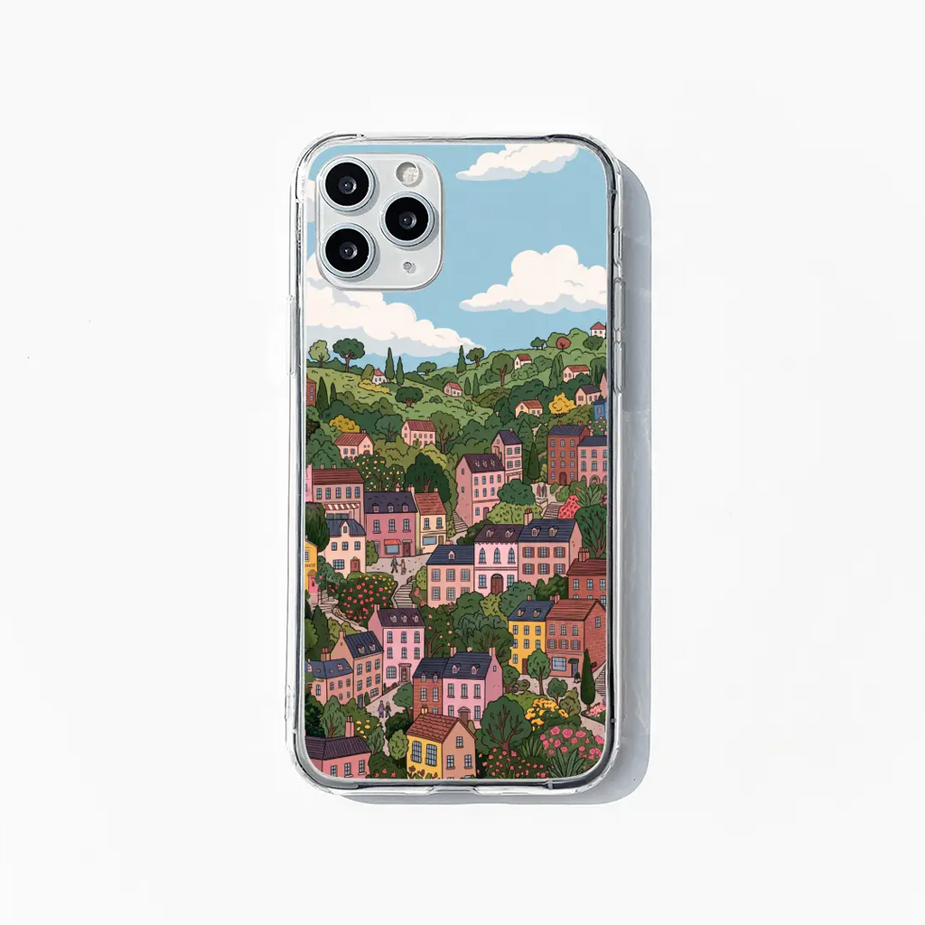 Pastel Town phone case