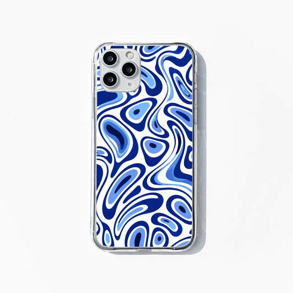 Cobalt Ripple phone case