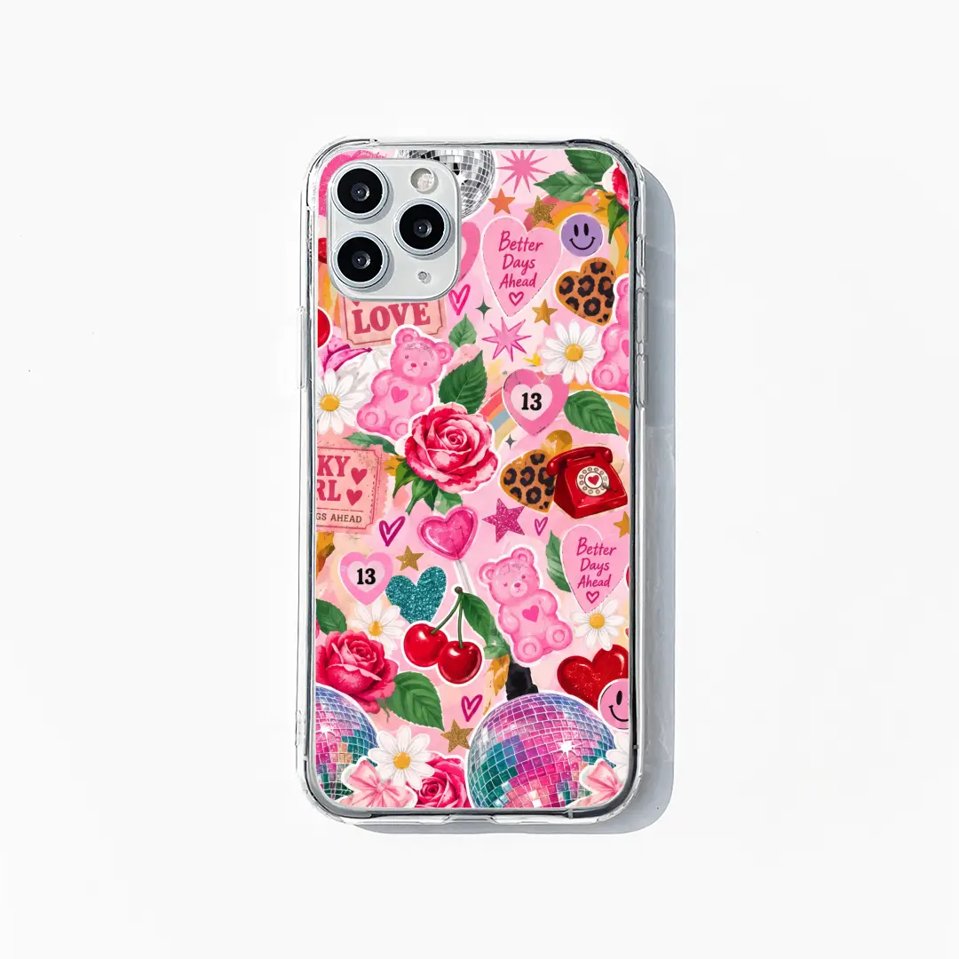 Pink Collage Phone Case