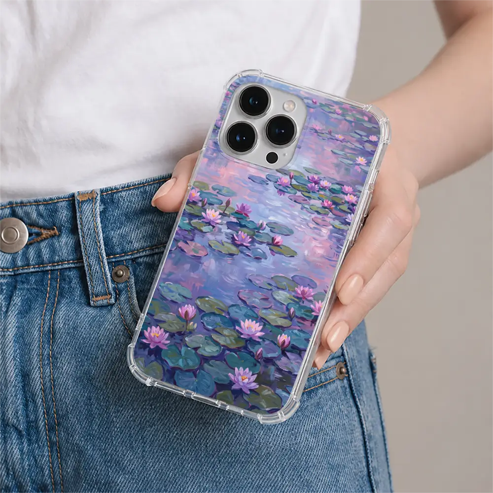 Water Lily Haze phone case