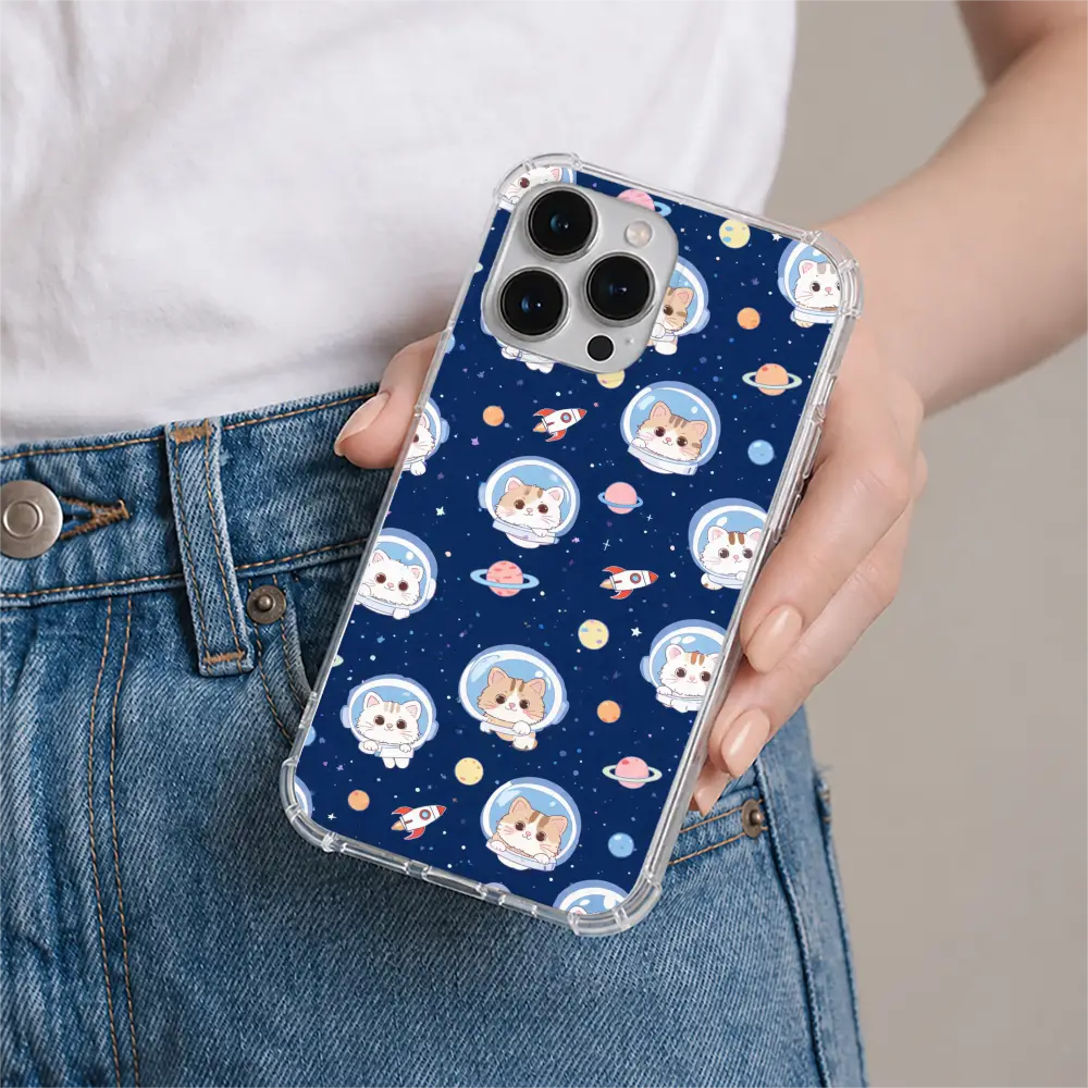 Space Kitties phone case