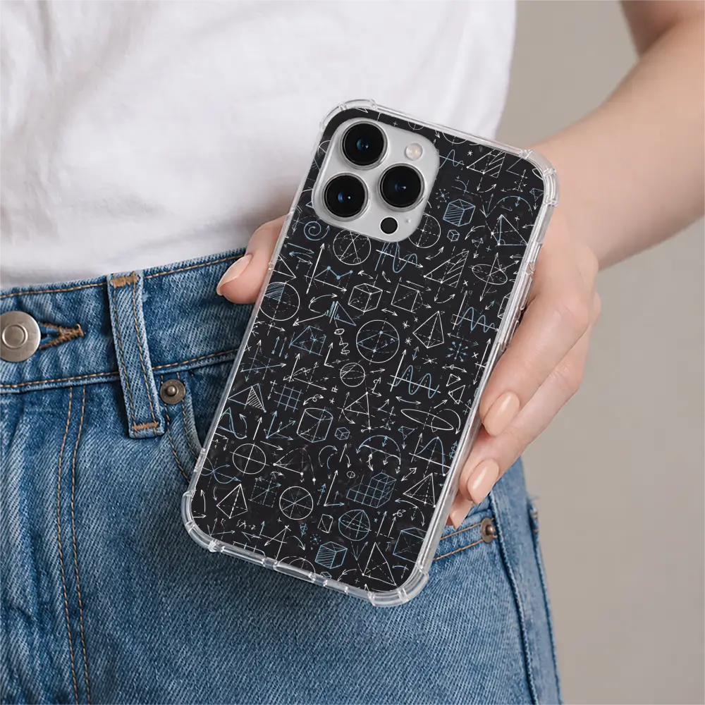 Chalk Lab phone case in hand