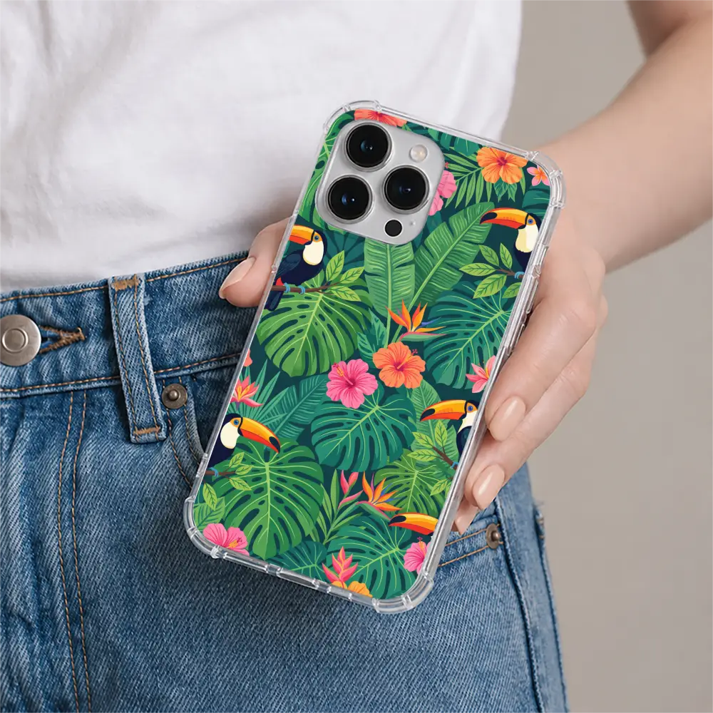 Toucan Jungle phone case