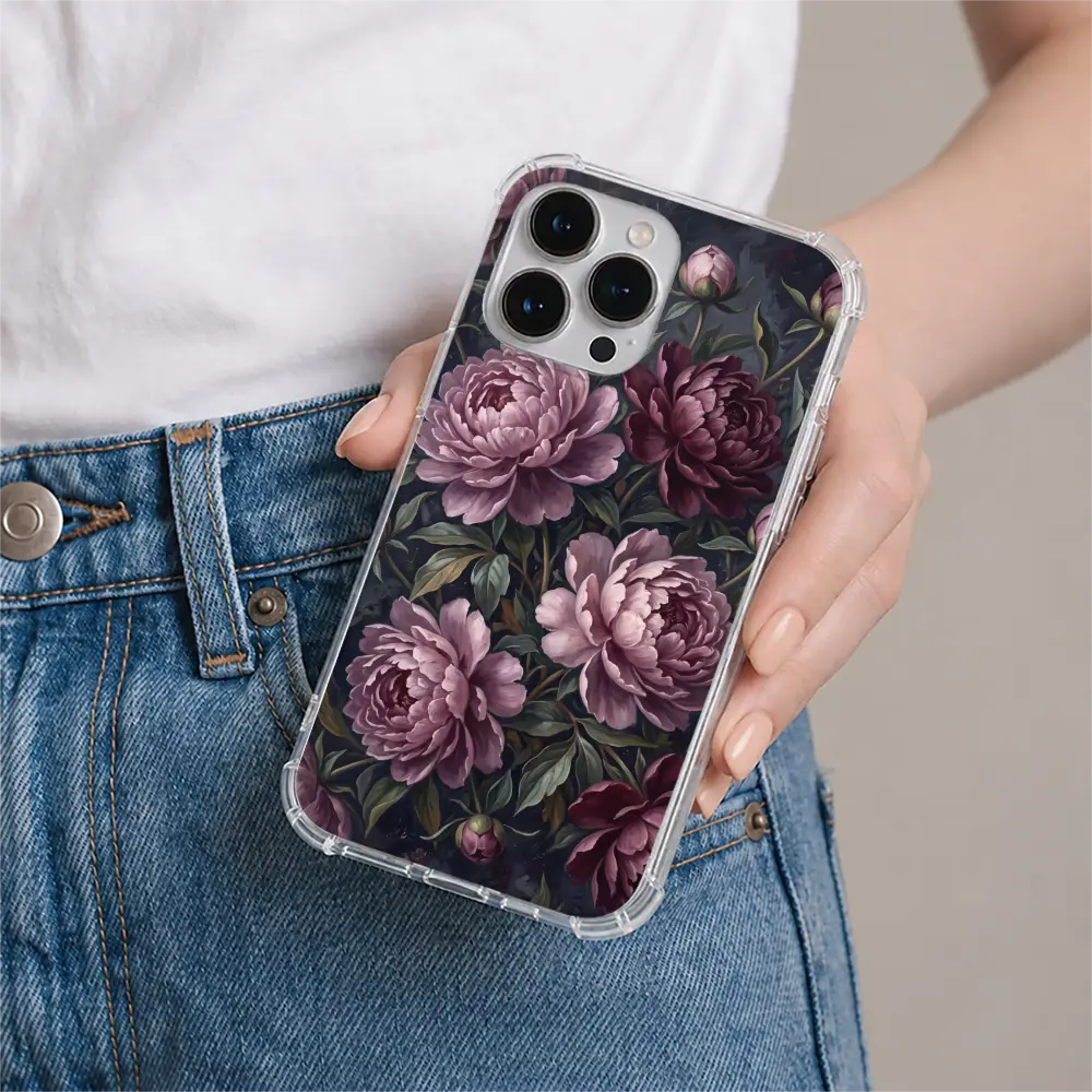 Peony Dusk phone case