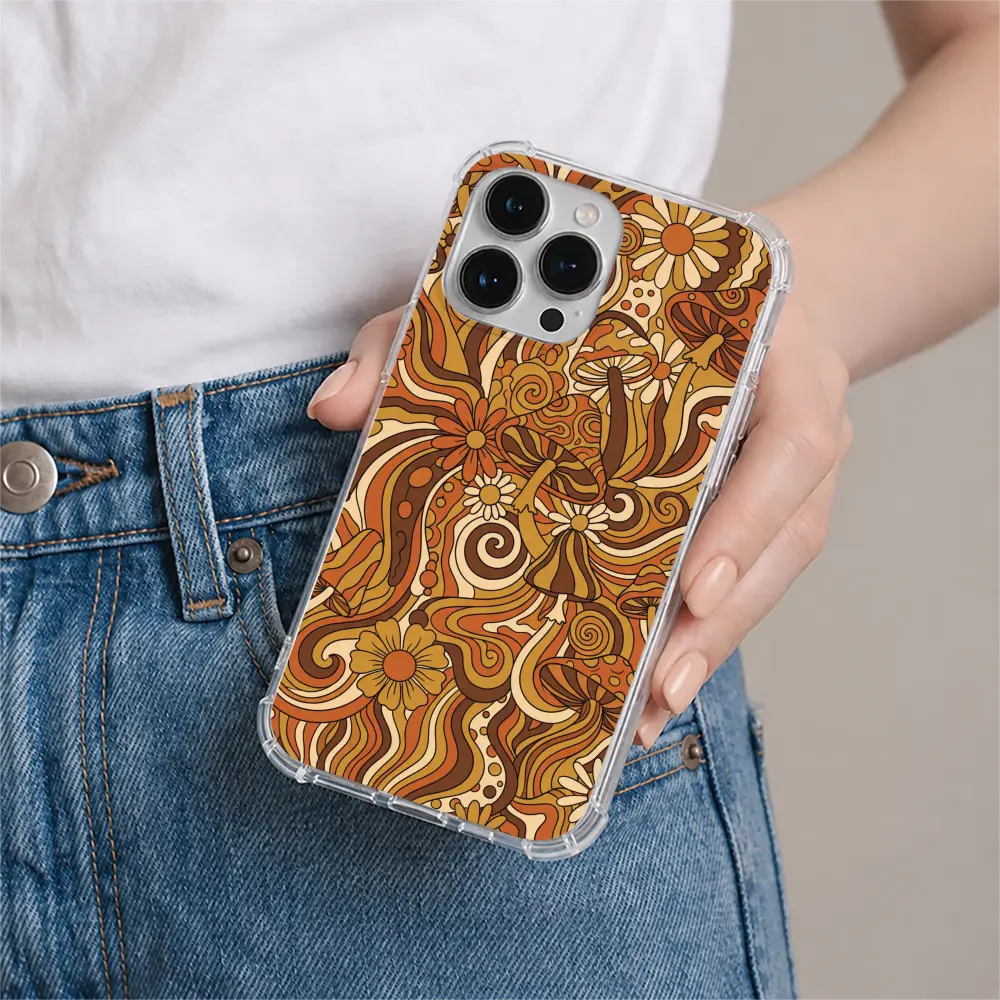 Mushroom Groove phone case