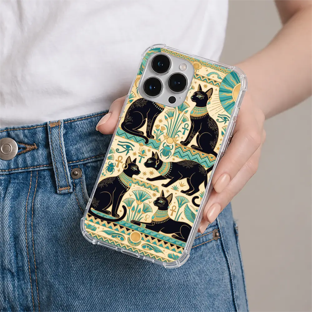 Temple Cats phone case