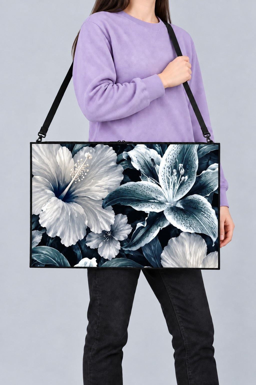 Moonlit Botanica Art Bag