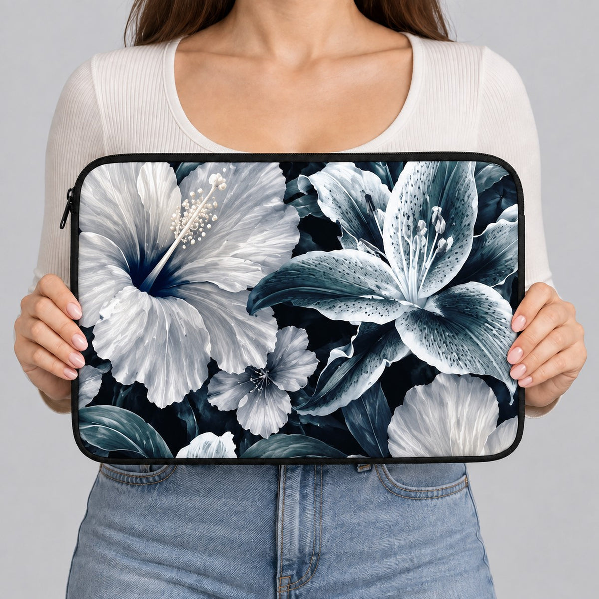 Moonlit Botanica Laptop Sleeve