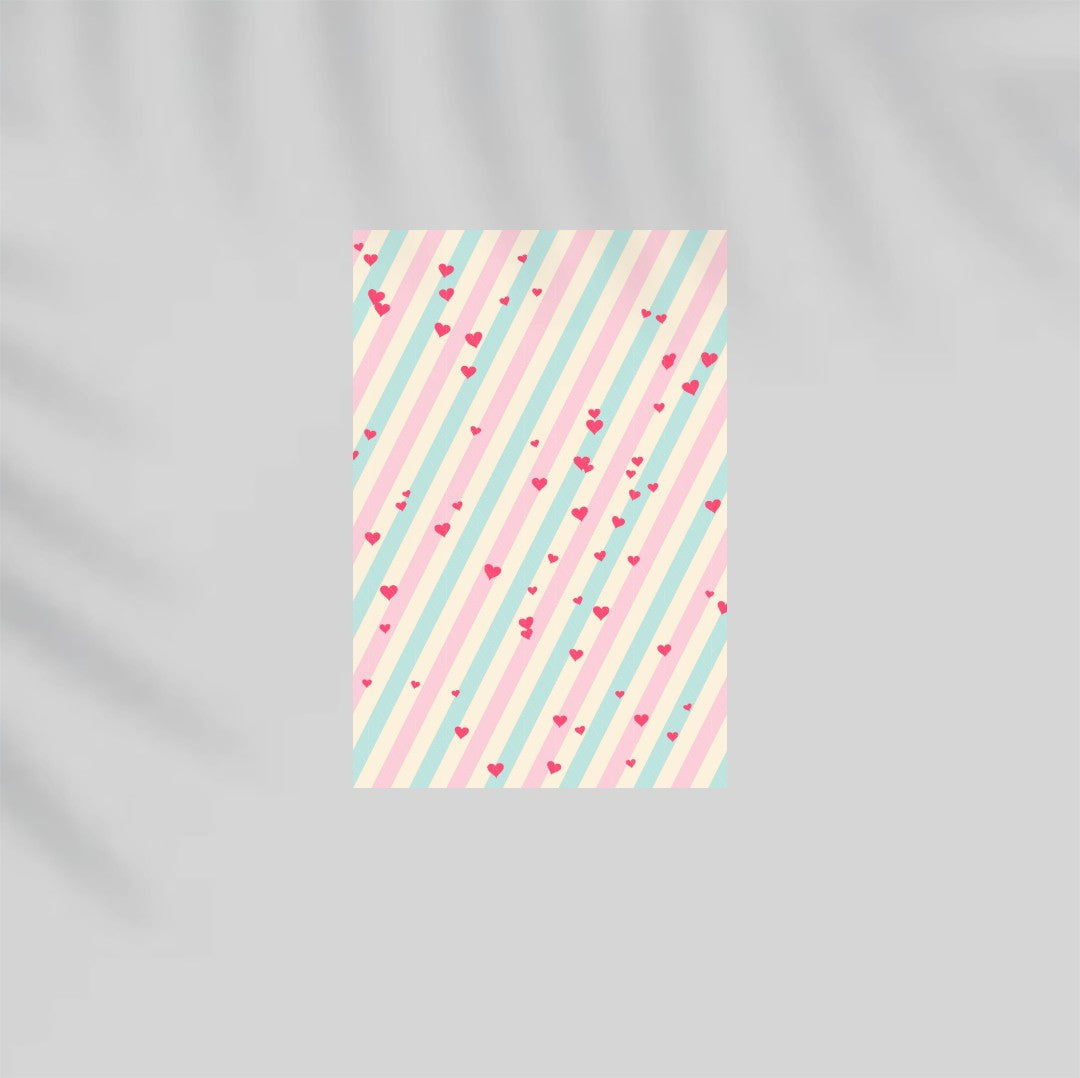 Candy Stripes Paper Poster