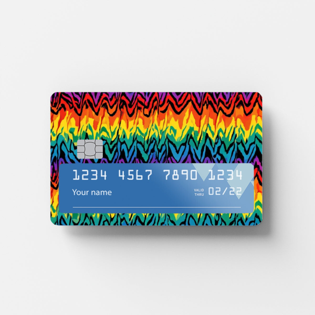 Frequency Zebra Credit Card Sticker