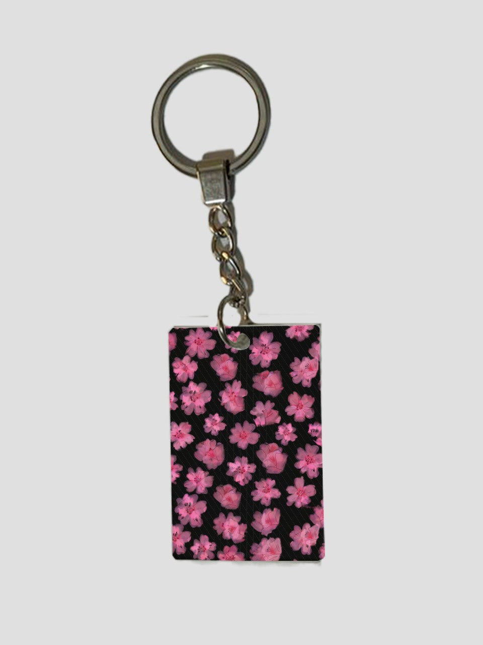 Pink Flowers Keychain
