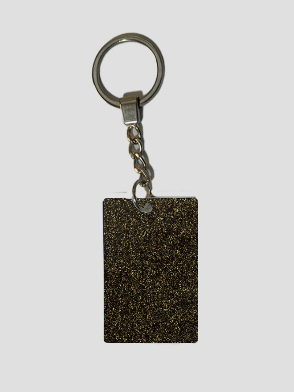 Yellow Glitter Keychain