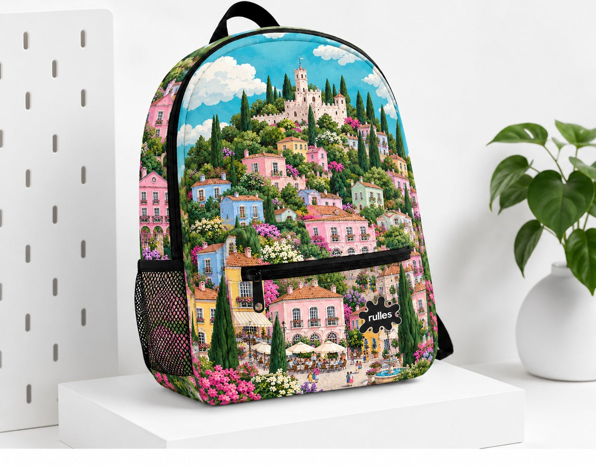 Pastel Hillside Backpack