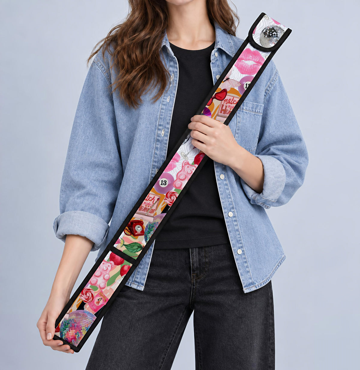 Pink Collage T-Ruler Cover