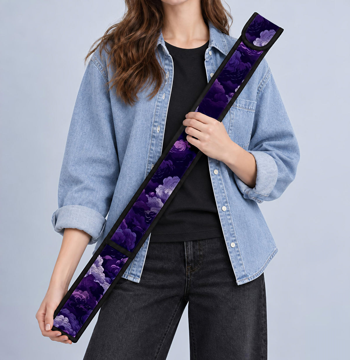 Purple Clouds T-Ruler Cover