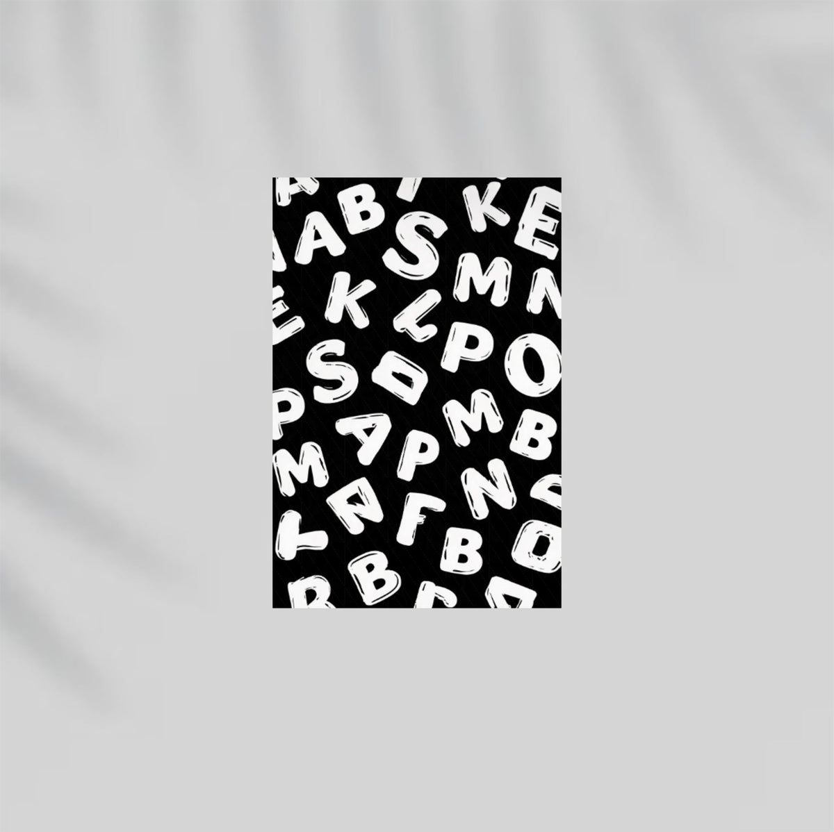 Alphabet Letters Paper Poster