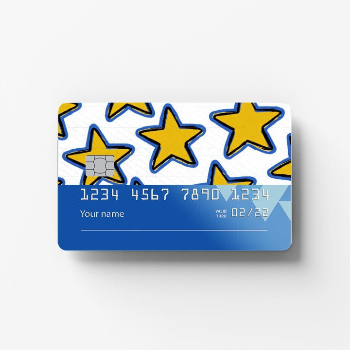 Stars Credit Card Sticker