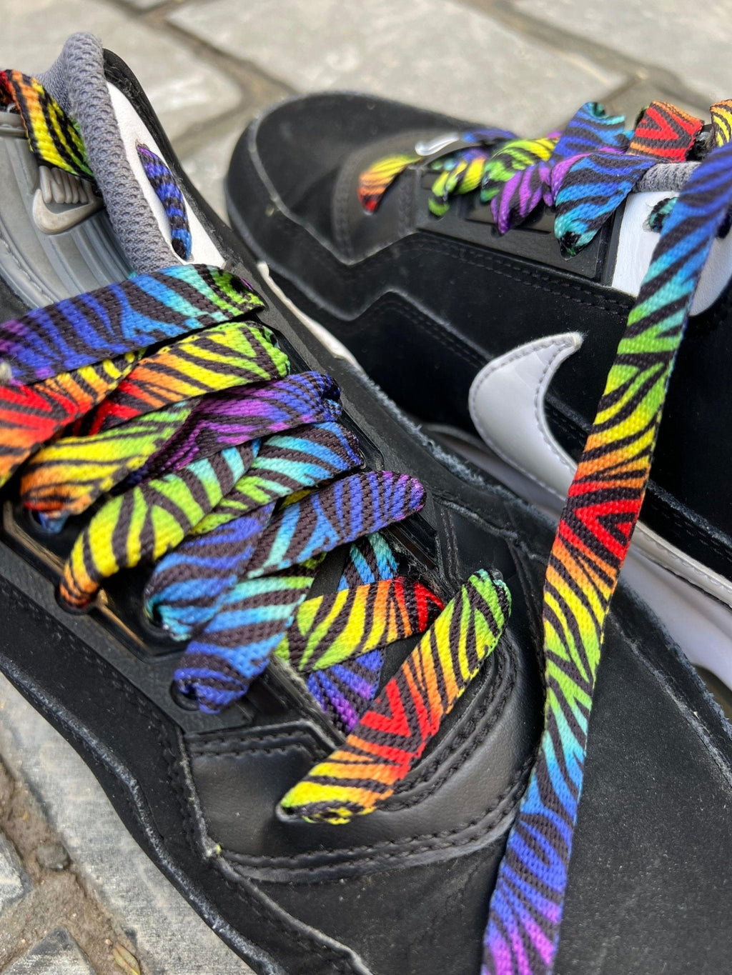 Frequency Zebra Shoe Laces